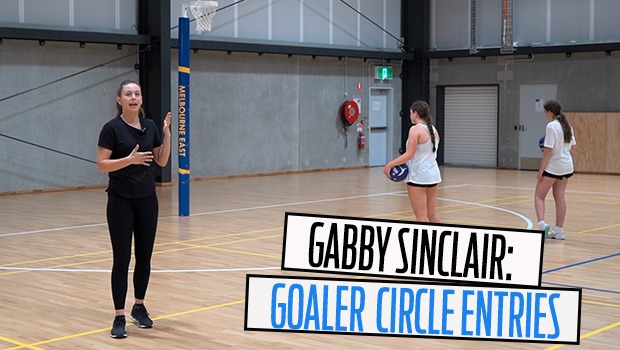 Gabby Sinclair goaler circle entries
