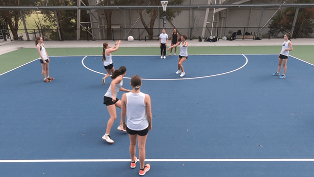 3 IN GET OUT NETBALL DRILL