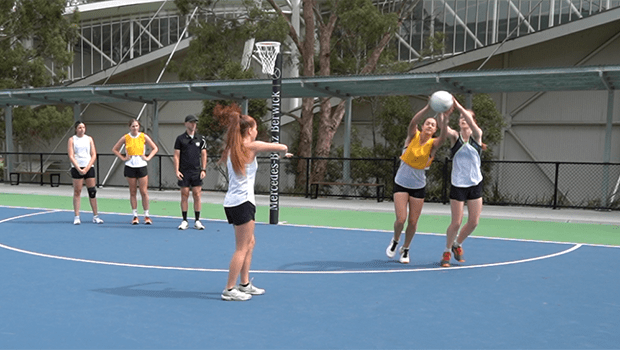 FOUR EFFORT DEFENCE NETBALL DRILL