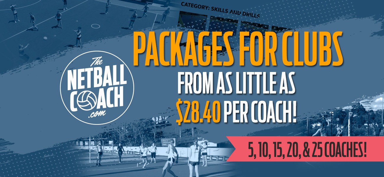 NETBALL COACHING CLUB DRILLS PACKAGES