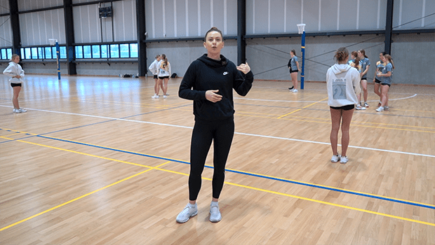 GABBY SINCLAIR FLICK THE SWITCH NETBALL DRILL