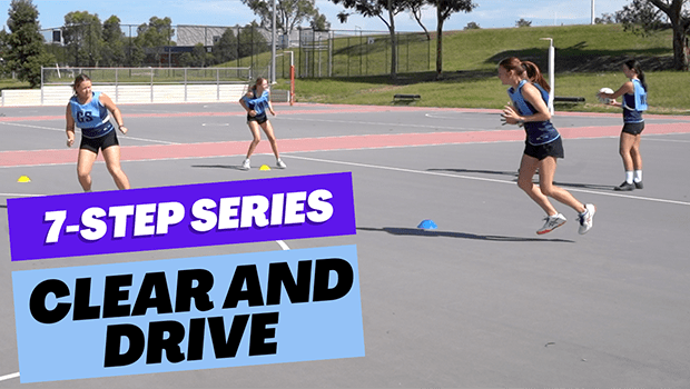 CLEAR AND DRIVE NETBALL SKILL DRILL