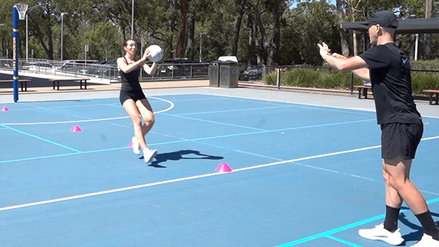 8 4 2 DRIVES NETBALL FITNESS DRILL