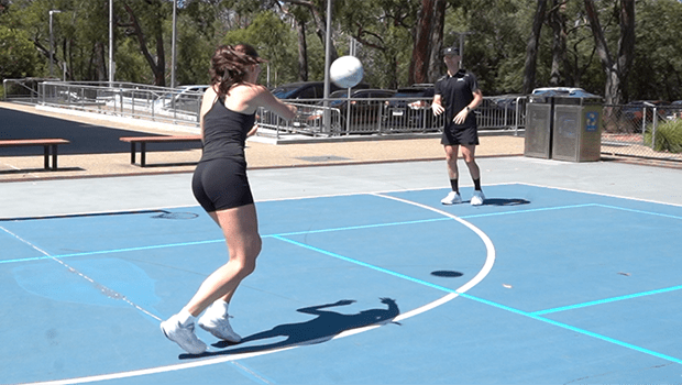 GOALER POP SWEEP NETBALL DRILL