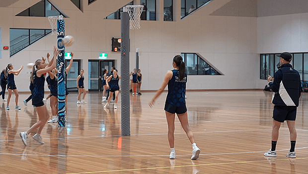 QUICK GOALER WARMUP NETBALL DRILL