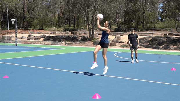 QUICK PREP FOR DEPTH AND GO NETBALL DRILL